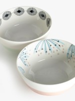 Wildflower & Dewdrops: Cereal Bowls Set of 2