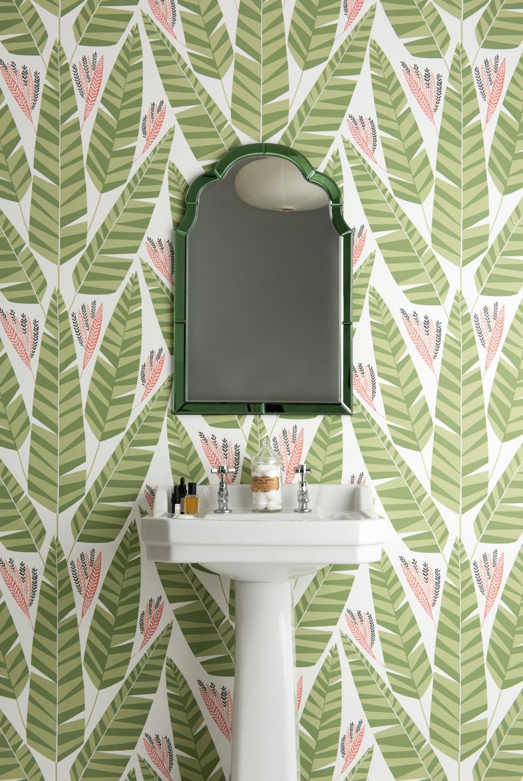 Botanical Bathroom Wallpaper 