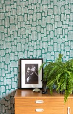 LITTLE TREES Emerald Wallpaper