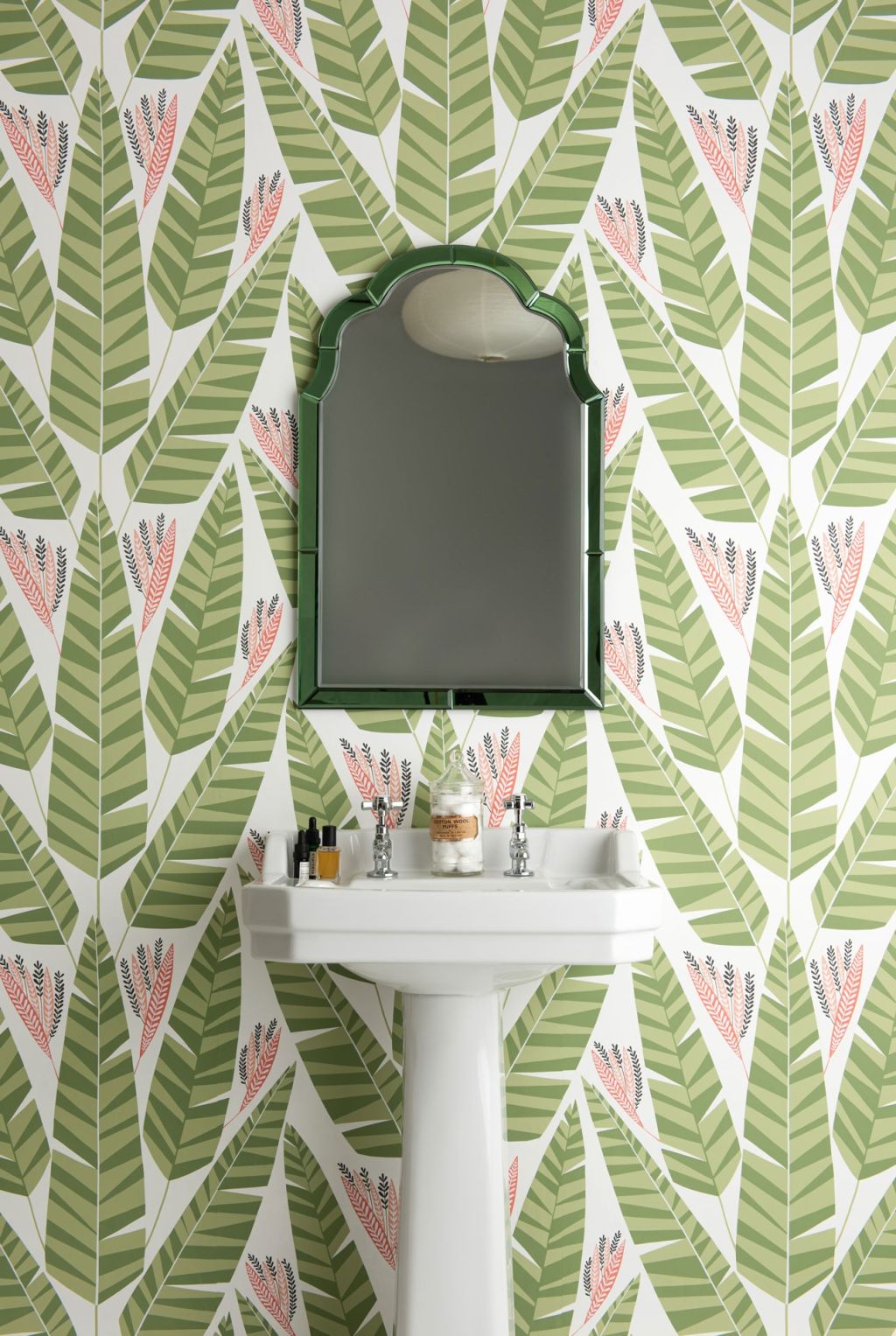 Botanical Bathroom Wallpaper